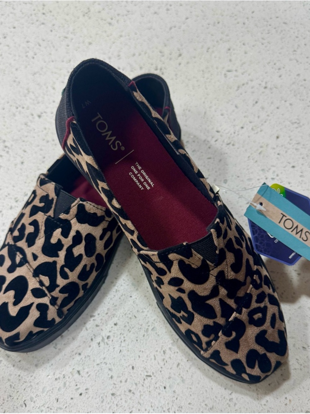 TOMS Leopard Print Flats